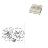 Vintage Flowers  Rubber stamp Gummistempel (Stempel)