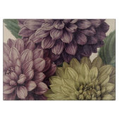 Vintage Flowers Schneidebrett (Vorderseite)