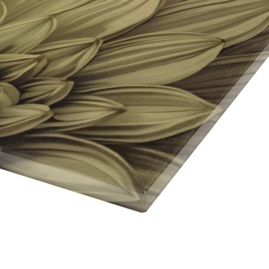 Vintage Flowers Schneidebrett (Ecke)