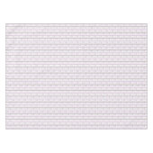 Vintage Flowers Striped pattern white beige pink  Tischdecke (Vorderseite (Horizontal))