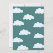 Vintage Flüge der Geburtstagsparty Einladung (Rückseite)