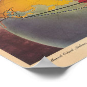 Vintage Fluggesellschaft Poster (Ecke)