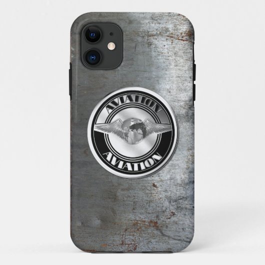 Vintage-Flugkunst Case-Mate iPhone Hülle (Rückseite)