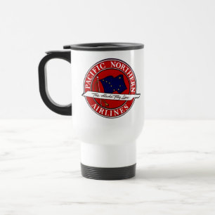 VINTAGE FLUGLINIEN-REISE-TASSE PAZIFISCHES NORDPNA REISEBECHER