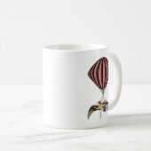 Vintage Flugmaschine Kaffeetasse (VorderseiteRechts)