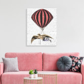 Vintage Flugmaschine Leinwanddruck (Insitu (Wohnzimmer))