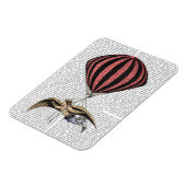 Vintage Flugmaschine Magnet (Linke Seite)