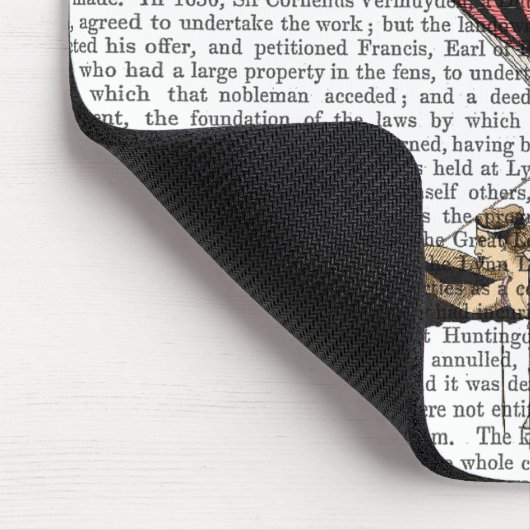 Vintage Flugmaschine Mousepad (Ecke)