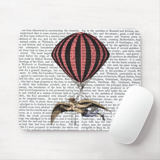 Vintage Flugmaschine Mousepad (Mit Mouse)