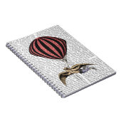 Vintage Flugmaschine Notizblock (Rechte Seite)