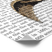 Vintage Flugmaschine Poster (Ecke)