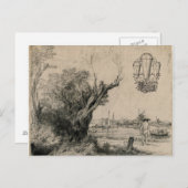 Vintage Flugmaschine Zeichn Postkarte (Vorne/Hinten)