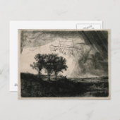 Vintage Flugmaschine Zeichnend Postkarte (Vorne/Hinten)