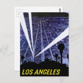 Vintage Flugreise Los Angeles Postkarte (Vorne/Hinten)