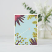 Vintage Flugreise Postkarte (Stehend Vorderseite)