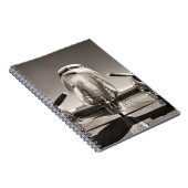 Vintage Flugroute Notizblock (Rechte Seite)