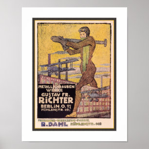 VINTAGE-FLUGWERBUNGSPOSTER AUS FRÜHER FLUGZEIT POSTER