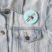 Vintage-Flugzeug Button (Beispiel)