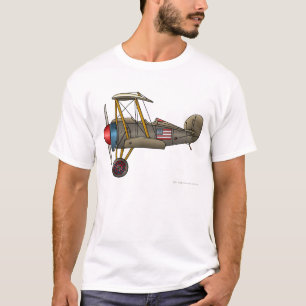Vintage-Flugzeug Doppeldecker T-Shirt