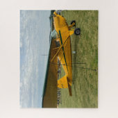 Vintage-Flugzeug-Foto Pilot-Daddy-Geburtstag Luftf Puzzle (Vertikal)