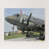 Vintage-Flugzeug-Foto Pilot-Daddy-Geburtstag Luftf Puzzle (Horizontal)
