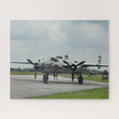 Vintage-Flugzeug-Foto-Pilot-Vater-Geburtstag-Luftf Puzzle (Horizontal)