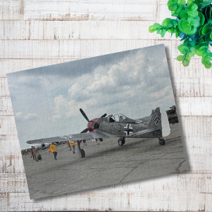 Vintage-Flugzeug-Foto-Pilot-Vater-Geburtstag-Luftf Puzzle