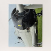 Vintage-Flugzeug-Foto-Pilot-Vater-Geburtstag-Luftf Puzzle (Vertikal)