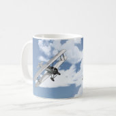 Vintage-Flugzeug Kaffeetasse (Vorderseite Links)
