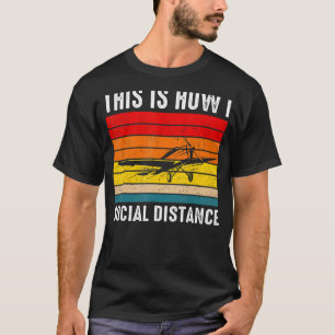 Vintage-Flugzeug Luftfahrt Pilot Retro-Flugschule T-Shirt