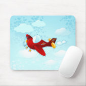 Vintage-Flugzeug Mousepad (Mit Mouse)
