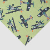 Vintage Flugzeug Seidenpapier (Ausschnitt)