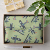 Vintage Flugzeug Seidenpapier (Geschenk)