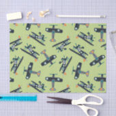 Vintage Flugzeug Seidenpapier (Handwerk)