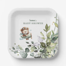 Vintage-Flugzeug-Teddy-Bär-Baby-Party