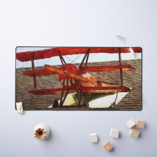 Vintage Flugzeug von Shirley Taylor Schreibtischunterlage