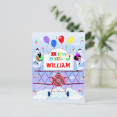 Vintage Flugzeugbesatzung Aviator Acrobat Balloons Postkarte (Stehend Vorderseite)