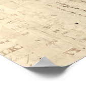 Vintage Flugzeugdiagramme Flugzeug Art Poster (Ecke)