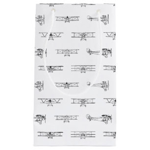 Vintage Flugzeuge, die als CUSTOM-FARBE gelten Kleine Geschenktüte