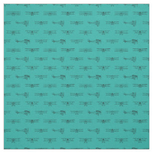 Vintage Flugzeuge Flugzeug Diagramme CUSTOM BG FAR Stoff