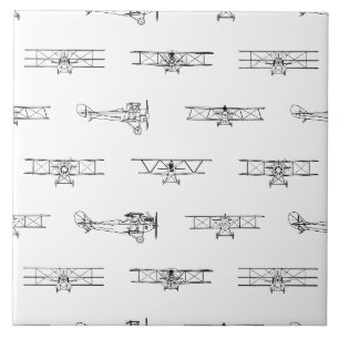 Vintage-Flugzeuge Luftfahrt Thema INDIVIDUELLE FAR Fliese