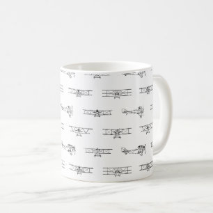 Vintage-Flugzeuge Luftfahrt Thema INDIVIDUELLE FAR Kaffeetasse