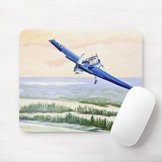 Vintage Flugzeuge Mousepad (Mit Mouse)