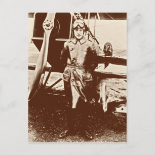 Vintage-Flugzeuge Postkarte