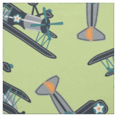 Vintage-Flugzeuge Stoff (Muster)