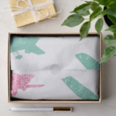 Vintage-Flugzeugmuster Seidenpapier (Geschenk)
