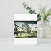 Vintage Flugzeugprüfung Postkarte (Stehend Vorderseite)