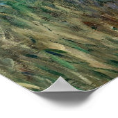 Vintage Fluss C. Monet Poster (Ecke)