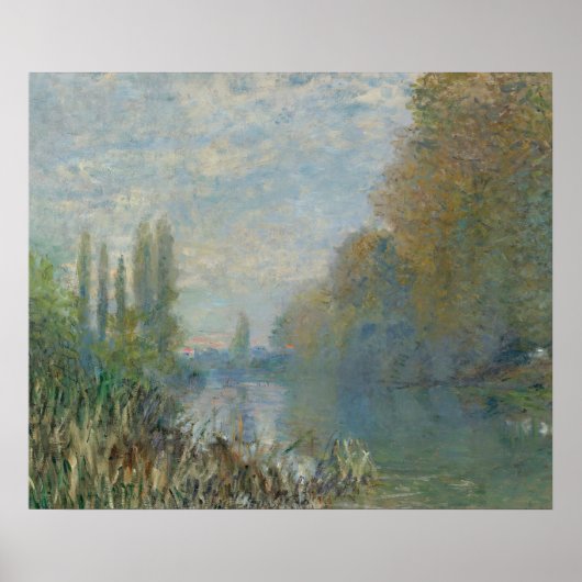 Vintage Fluss C. Monet Poster (Vorne)