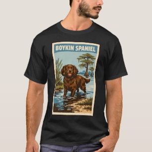 Vintage Flussangeln-Illustration (1874) T-Shirt